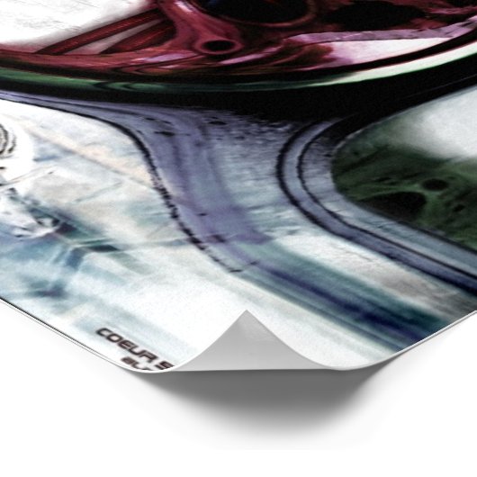 Coeur Sang Sans Poster (Ecke)