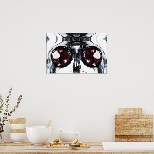 Coeur Sang Sans Poster (Küche)