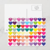 Coeurs Postkarte (Vorne/Hinten)