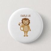 Cofeis Lion Button (Vorderseite)