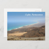 Cofete Fürteventura Strand - Postkarte (Vorne/Hinten)