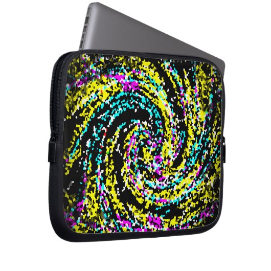 Cofetti-Spirale Laptopschutzhülle (Vorne Rechts)