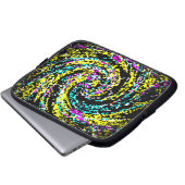 Cofetti-Spirale Laptopschutzhülle (Vorne Knopf)