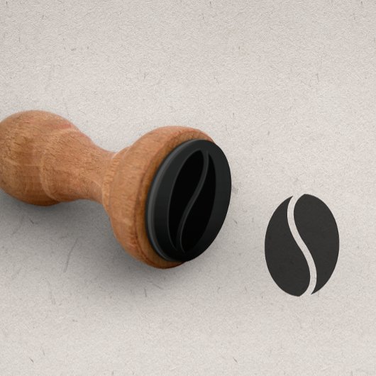 Coffe BEAN for Punch Cards Treuekarte Gummistempel