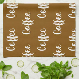 coffe cafe texto geschirrtuch