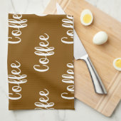 coffe cafe texto geschirrtuch (Viertel Falte)