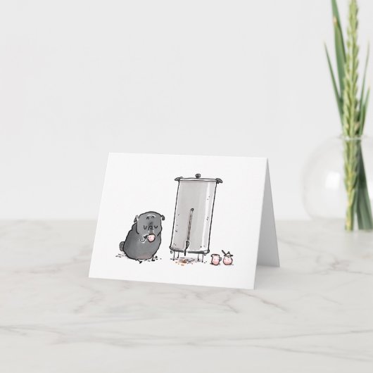 Coffe für eine Karte (Vorderseite)