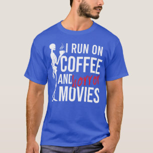 Coffe Horror Movies Familie T-Shirt