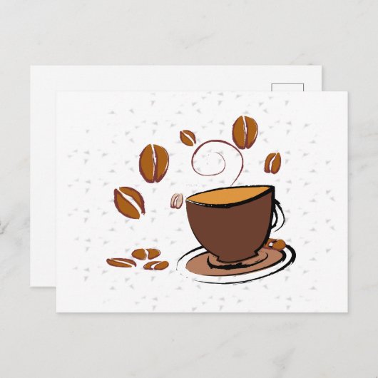 Coffe-Liebe Postkarte (Vorne/Hinten)