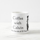 Coffe mit Calvin-Tasse Kaffeetasse (Mittel)