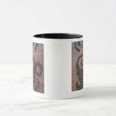 Coffe Schale illustriert unter Verwendung der Tasse (Zentrum)