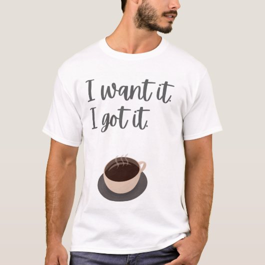 Coffe-T - Shirt (Vorderseite)