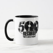 Coffe Tasse - 500 Plattenen-Logo (Links)