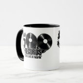 Coffe Tasse - 500 Plattenen-Logo (Vorderseite Links)