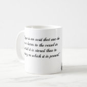 Coffe-Tasse mit Zitat über Zorn von Mark Twain Kaffeetasse (Vorderseite Links)