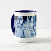 Coffe Tasse: Ursprüngliche Silk Malerei von Kim Tasse (Vorderseite Links)