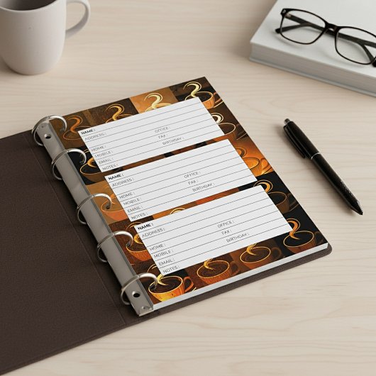 Coffe-Tassen-Adressseite