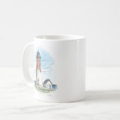 Coffe Tassenleuchtturm Kaffeetasse (Vorderseite Links)