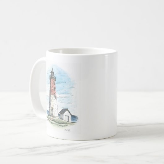 Coffe Tassenleuchtturm Kaffeetasse (Vorderseite Links)