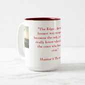 coffe Tassenzitat Zweifarbige Tasse (Vorderseite Links)