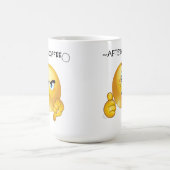 Coffe: Vorher und nachher Kaffeetasse (Mittel)