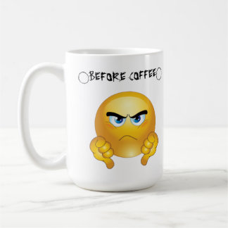 Coffe: Vorher und nachher Kaffeetasse