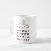 Coffe Wine Kaffeetasse (Vorderseite Links)
