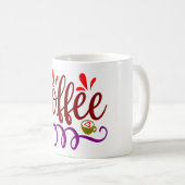 Coffe Wort und Herz in Tasse (VorderseiteRechts)