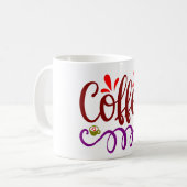 Coffe Wort und Herz in Tasse (Vorderseite Links)