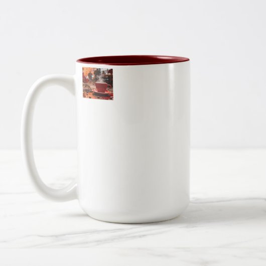 Coffee 7 Love Zweifarbige Tasse (Links)