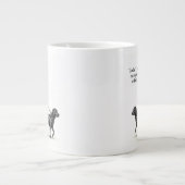 Coffee & a Black Lab Start the Day Right Jumbo-Tasse (Vorderseite)