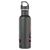 Coffee a Day for Coffee Lover Gift Edelstahlflasche (Rückseite)