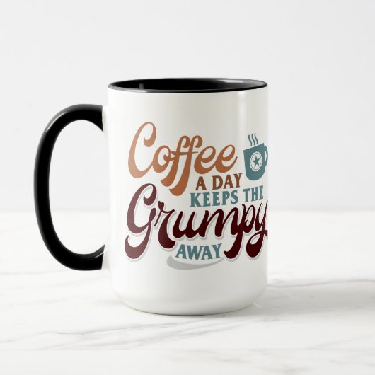 Coffee a Day for Coffee Lover Gift  Tasse (Links)