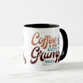Coffee a Day for Coffee Lover Gift  Tasse (VorderseiteRechts)