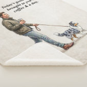Coffee & a Sheltie Cozy Day Sherpadecke (3/4)