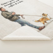 Coffee & a Sheltie Cozy Day Sherpadecke (3/4)
