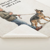 Coffee & a Shepherd Cozy Day Sherpadecke (3/4)