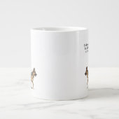 Coffee & a Shepherd Start the Day Right Jumbo-Tasse (Vorderseite)
