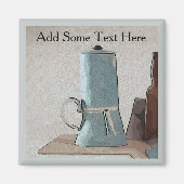 Coffee Abstrakt Still Life Magnet (Vorne)