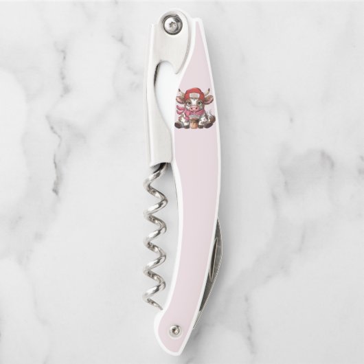 Coffee Addict Cow Kellnermesser (Vorderseite)