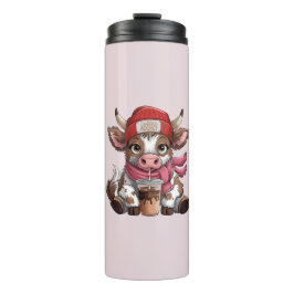 Coffee Addict Cow Thermosbecher