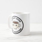 "COFFEE ADDICT" Cute Cartoon Coffee Cup Mug Kaffeetasse (Vorderseite Links)