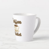 Coffee Addict Retro-Logo Milchtasse (Rechte Ecke)