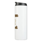 Coffee Addict Retro-Logo Thermosbecher (Nach rechts gedreht)