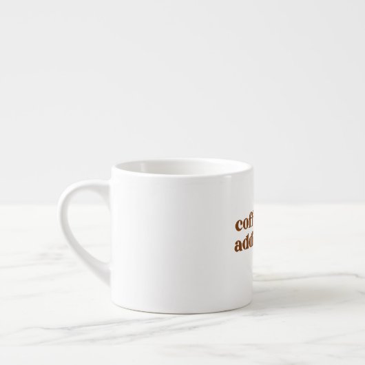 Coffee addicts mug espressotasse (Links)