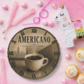 Coffee Americano Vintage  Pappteller (Party)