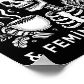 Coffee & amp; feministische Rage Feminism Coffee L Poster (Ecke)