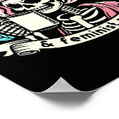 Coffee & amp; feministische Rage Feminism Coffee L Poster (Ecke)