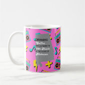 Coffee and '80s Music in Alabama Kaffeetasse (Links)