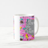Coffee and '80s Music in Arizona Kaffeetasse (VorderseiteRechts)